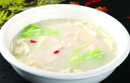 白菜豆腐湯